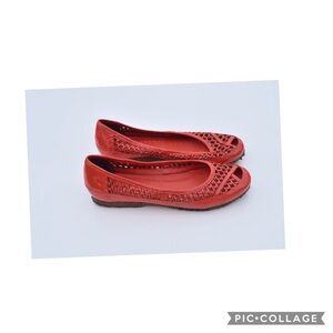 Frye cutout flats